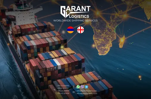 Container shipping from Armenia and Georgia to any destination worldwide